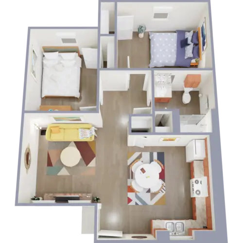 Delany Court Apartments FloorPlan 4