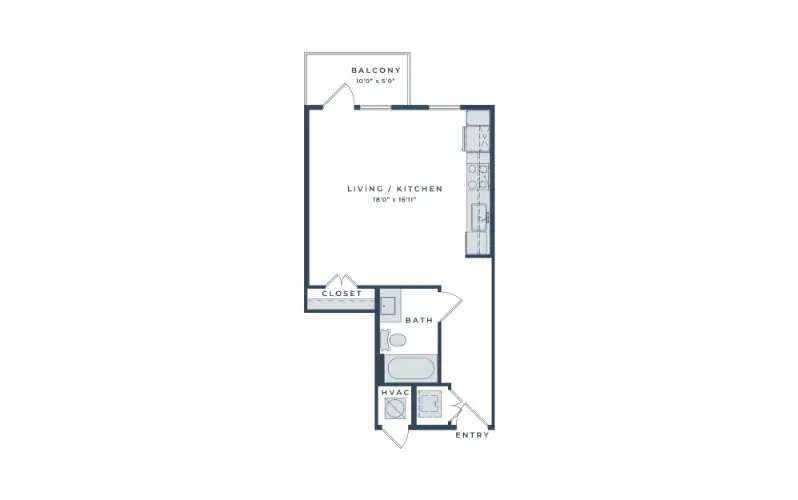 Doverhouse Apartments Dallas Floor Plan 1