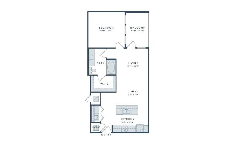 Doverhouse Apartments Dallas Floor Plan 12