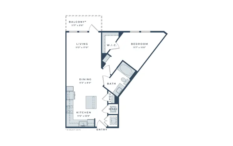 Doverhouse Apartments Dallas Floor Plan 8