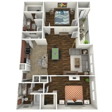 Easton Apartment Homes floor plan 2