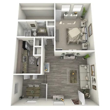 Eclipse Apartment Homes Dallas Floor Plan 1