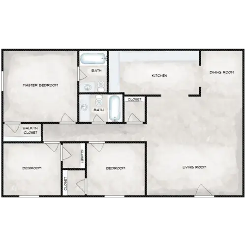 Eden Rock Apartments FloorPlan 5