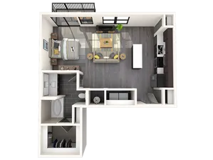 Eleven10 at Farmers Market Floorplan 3