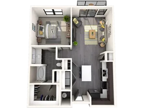 Eleven10 at Farmers Market Floorplan 4