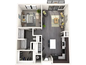 Eleven10 at Farmers Market Floorplan 5