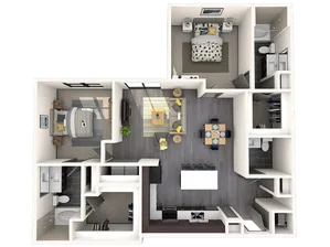 Eleven10 at Farmers Market Floorplan 8