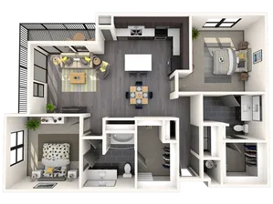 Eleven10 at Farmers Market Floorplan 9