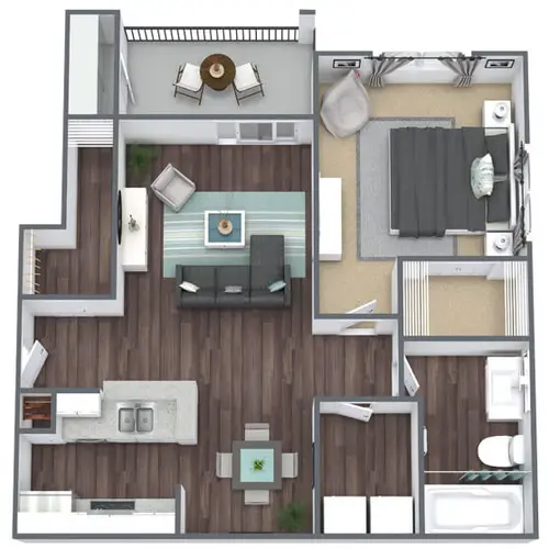 Essence North Dallas FloorPlan 002