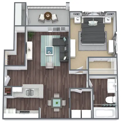 Essence North Dallas FloorPlan 004