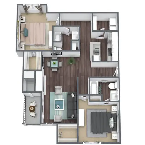 Essence North Dallas FloorPlan 016