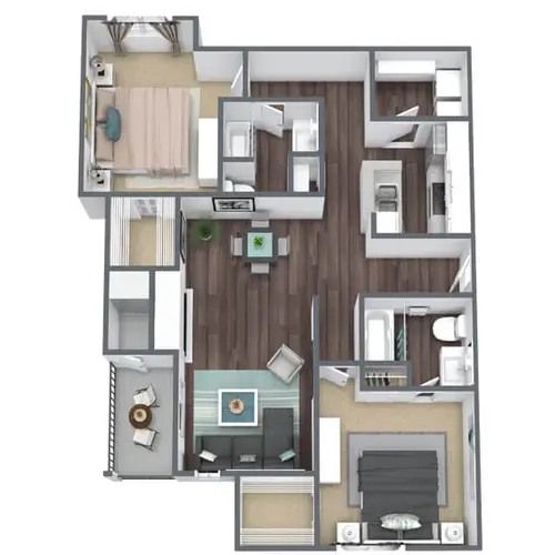 Essence North Dallas FloorPlan 019