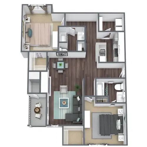 Essence North Dallas FloorPlan 020