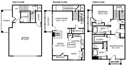 Estancia Townhomes Floorplan 2