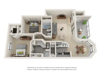 Everwood Apartments Webster Houston Apartment Floor Plan 14