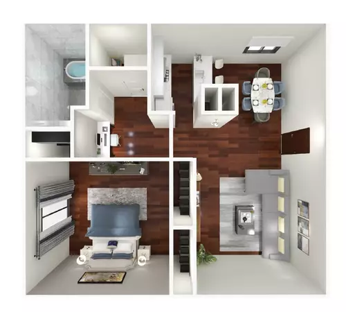 Fairfax Apartments Floorplan 1