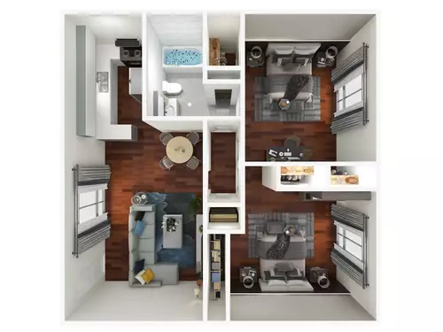 Fairfax Apartments Floorplan 7