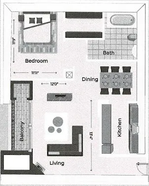 Fairway Square Apartments Alvin Floorplan 4