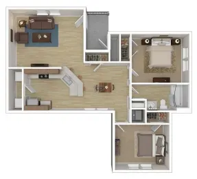 Falcon Pointe Apartments Floorplan 2