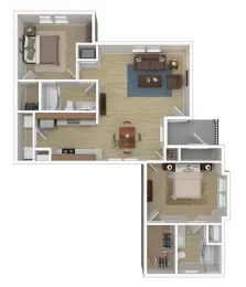 Falcon Pointe Apartments Floorplan 3