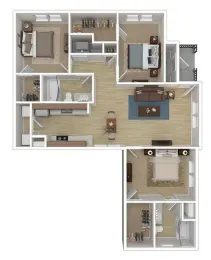 Falcon Pointe Apartments Floorplan 4