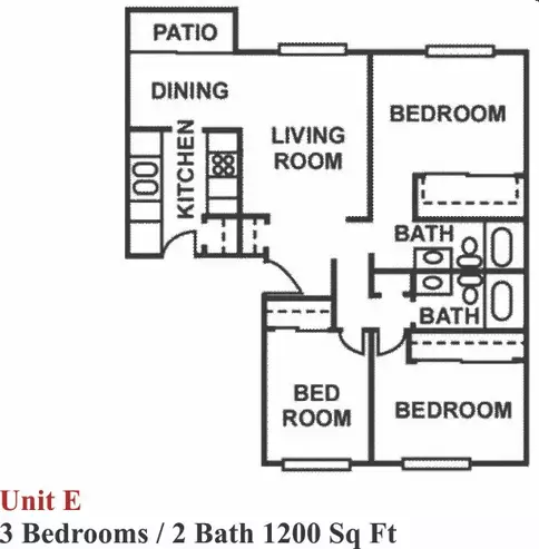 Falls of Deer Park Floorplan 5