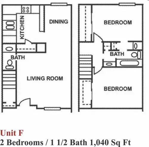 Falls of Deer Park Floorplan 6