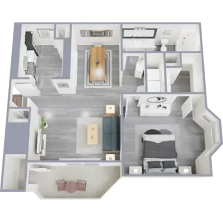 Frankford Flats Apartments FloorPlan 02