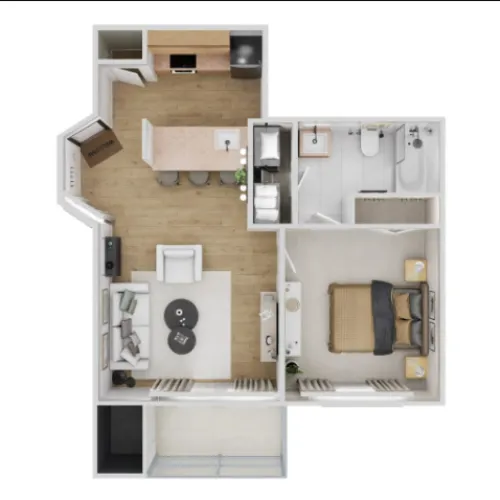 Gables Katy Trail floor plan 3