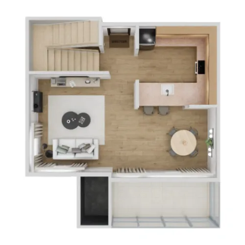 Gables Katy Trail floor plan 4