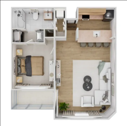 Gables Katy Trail floor plan 5