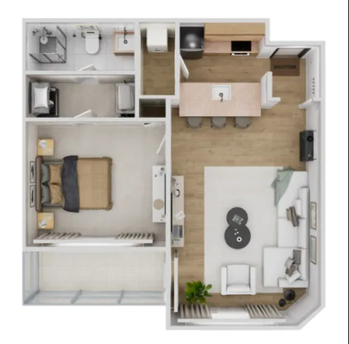 Gables Katy Trail floor plan 6