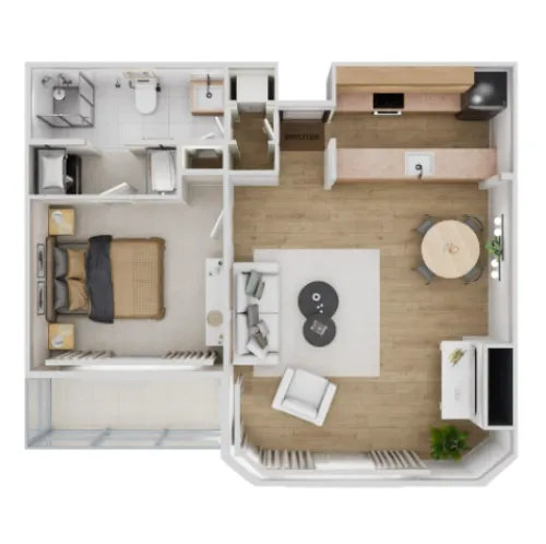 Gables Katy Trail floor plan 7