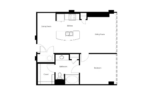 Gallery At Turtle Creek floor plan 1