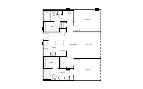 Gallery At Turtle Creek floor plan 1