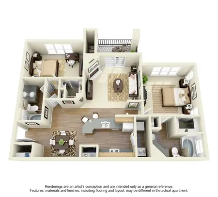 Gates De Provence Dallas FloorPlan 3