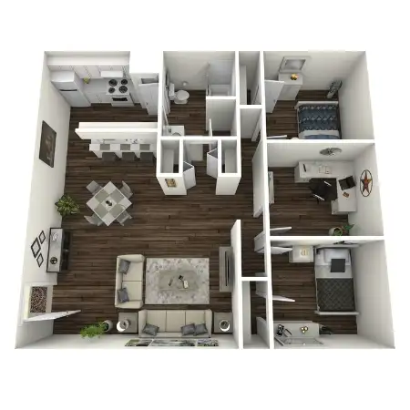 Gateway Grove Apartments Floorplan 3