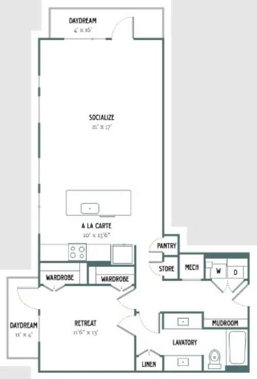 Gatsby on Ross Dallas floorplan 10