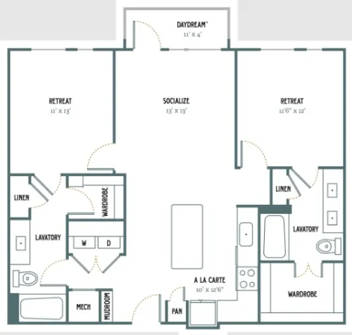 Gatsby on Ross Dallas floorplan 12