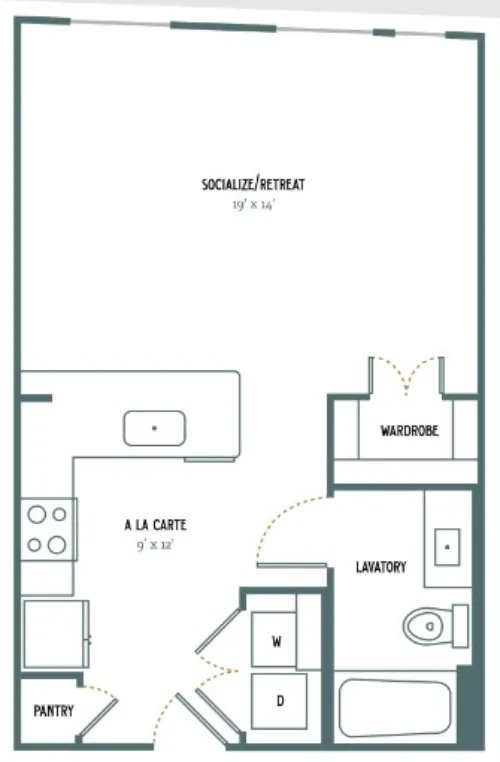 Gatsby on Ross Dallas floorplan 2