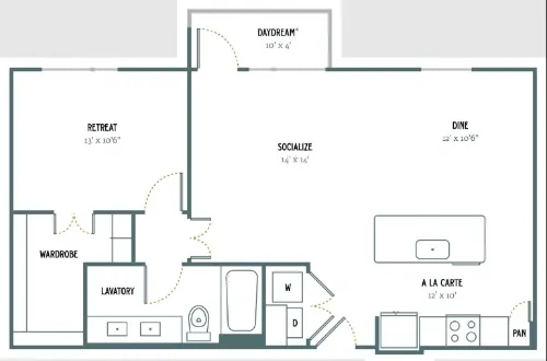 Gatsby on Ross Dallas floorplan 8