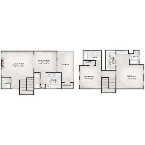 Glenwood Apartment Homes FloorPlan 4