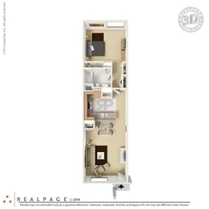 Glenwood Trails Apartments Floorplan 1