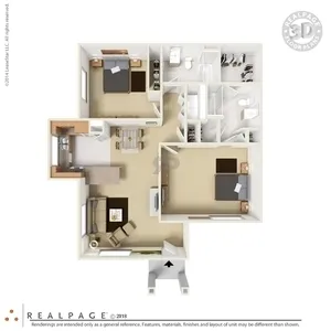 Glenwood Trails Apartments Floorplan 2