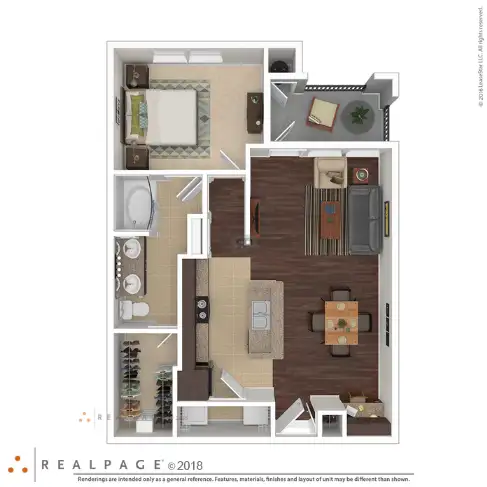 Glenwood Trails II Apartments Floorplan 1