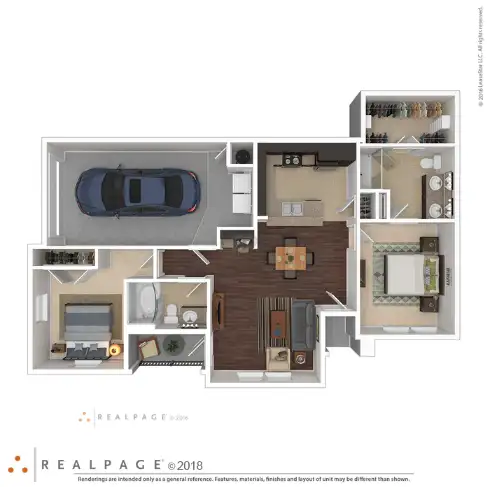 Glenwood Trails II Apartments Floorplan 4