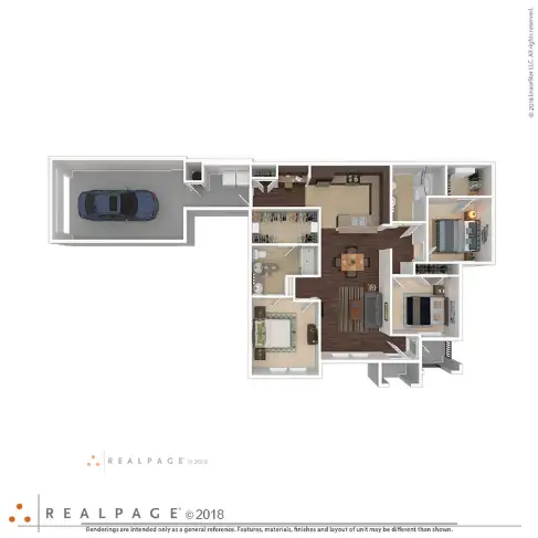 Glenwood Trails II Apartments Floorplan 6