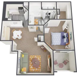 Gramercy Park Apartments Floorplan 2