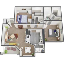 Gramercy Park Apartments Floorplan 4