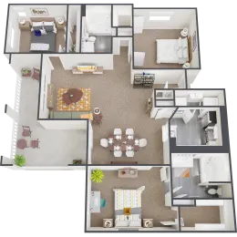 Gramercy Park Apartments Floorplan 6